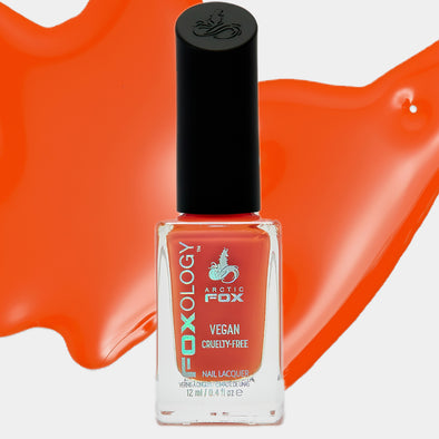 Nail Polish - Sunset Orange Nail Lacquer | Arctic Fox - Dye For A Cause