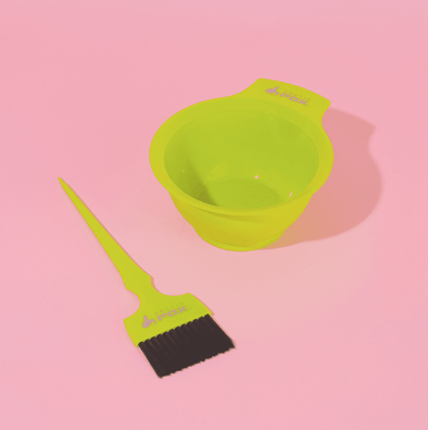 Lime AF Bowls + Brushes | Arctic Fox - Dye For A Cause